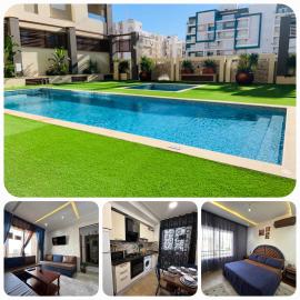 APPARTEMENT PARADISIAQUE entre HAMMAMET et NABEUL โรงแรมในเนเบิล