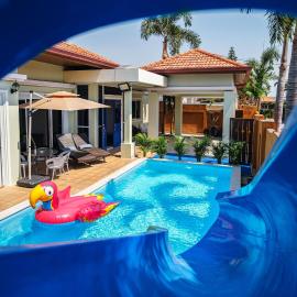 Massarossa King Family VIP Pool Villa With Water Slide & Billiards