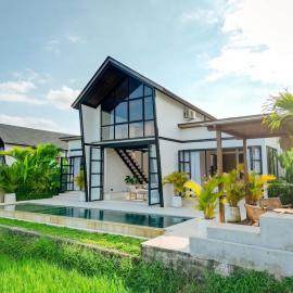 Villa Kura Kura - Tranquil Modern Villa in the Heart of Ricefields
