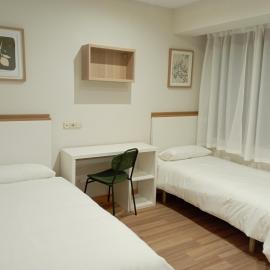 Habitaciones con baño propio y zonas compartidas