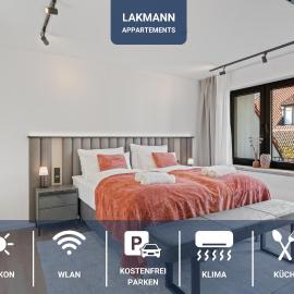 1-2 Personen - Parkplatz - Fahrradgarage - Zentrum - Küche - Balkon - Klima