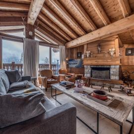 Chalet à Courchevel avec piscine, jacuzzi et vue panoramique