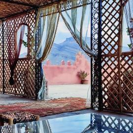Drâa Oasis House Palm Apartment, hotel i Ourhiz