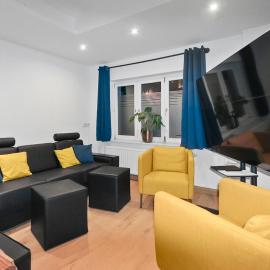 Hochwertiger ausgestatteter Bungalow für 8 Personen, 3 Schlafzimmer, 2 Parkplätze, WLAN, Hotel in Dresden