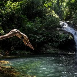 Blue Dot - jungle river adventure hostel closest to Ciudad Perdida