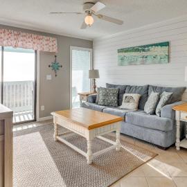 Balcony w/ Ocean Views: Carolina Beach Condo!