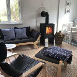 Blaue Pause - Hygge-Häuschen mit Garten und Kamin