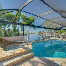 Dock & Pool: Canal-Front Cape Coral Oasis!