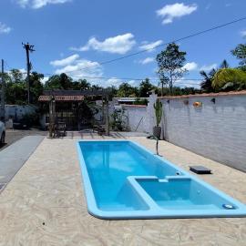 Rancho Lopes - Casa com piscina e churrasqueira, Iguape-SP