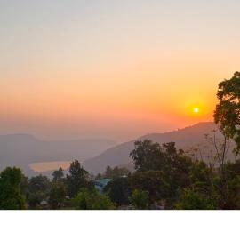 The grange sunrise