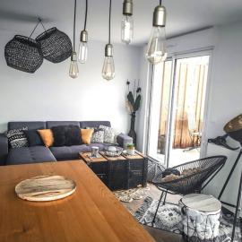 Appartement contemporain lumineux avec terrasse