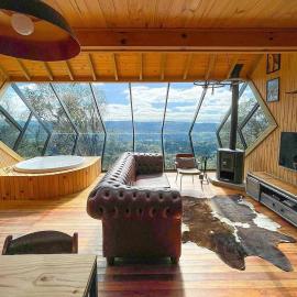 Cabana Texas com jacuzzi e vista incrível, hotel a Rancho Queimado