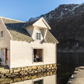 Leirgulen में, होटल Exclusive fjord getaway with sauna