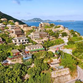 温岭海山生活石屋民宿、Wenlingのホテル