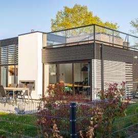 Excellent Cube mit Dachterrasse Meerblick und Strand, hotel en Hulshorst