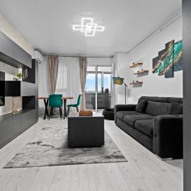 Minimalist Green & Grey Flat