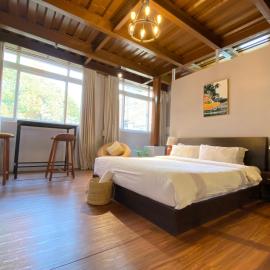Charming Industrial studio apartment
