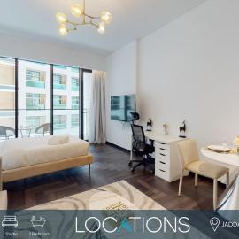 O Ten Al Jaddaf - Stylish Studio, hotel i Dubai