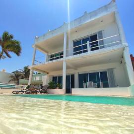 Casa junto a la playa en Chelem, hotel in Chelem