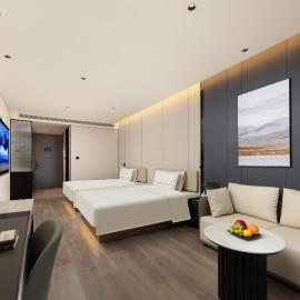 Atour Hotel Tianjin Binhai Yujiapu Financial District, viešbutis Tiandzine