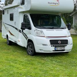 Motorhome in Northern Norway, hotel a Rognan