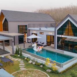WildWildWest Pool Villa Khaoyai、パクチョンのホテル