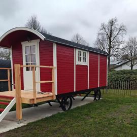 Pipowagen 2 persoons Camping Lindershoeve Bergeijk, Hotel in Bergeijk
