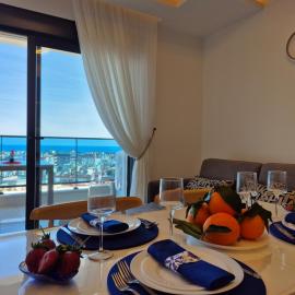 Luxury apartment with panoramic sea view ruby, hotel in Alanya