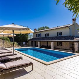 Charming Villa Antoana for families and kids in Labin - Rabac with kids playground & private pool