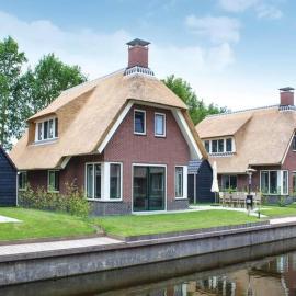 Villa in Friesland with Sauna by Water