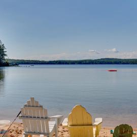 'The Birches' Raymond Getaway w/ Beach & Boat Dock, hotel in Raymond