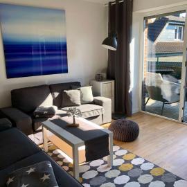 Viesnīca TelmiHome Brüggen, moderne Ferienwohnung mit Sonnenterrasse & Glasfaser-WLAN pilsētā Brīgene
