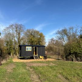 'Russet' Hut on fruit farm