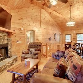 Hot Tub & Fire Pit: Secluded Blue Ridge Cabin!
