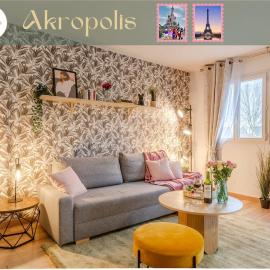 Akropolis by Kleidos - Disney 15 mn - Beau duplex familiale pour 6 - 2 chambres- Parking Gratuit
