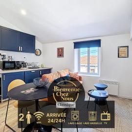 Joli T1 cosy & fonctionnel 2Personnes Aulnat4, hotell i Aulnat