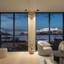 Kleppstad में, होटल NEW! Lofoten Beach House