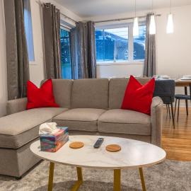 Modern 3BR 4beds apartment AC WiFi Free Parking