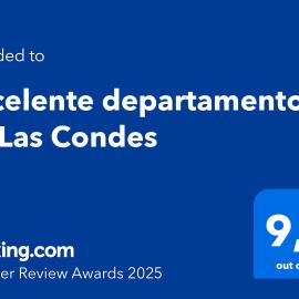 Excelente departamento en Las Condes
