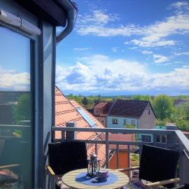 Ruhige Maisonette-Wohnung mit Blick über Röbel "Kleines Himmelreich"