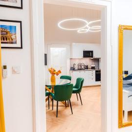 2 bedrooms and 1 living room Your modern home in Budapest, hotelli Budapestissä