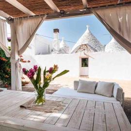 Modern trulli with a beautiful new pool