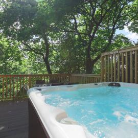 Fern Gully Lodge with Hot Tub - Spa Resort - Devon, hotel i Chudleigh