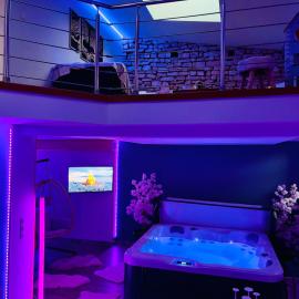 LOFT Aux Retrouvailles -Gîte avec Spa, hotel em Moriviller