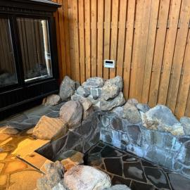 サウナ露天風呂カラオケ屋根付きバーベキュー18名まで