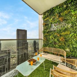 Skyline Serenity Holiday Home I Grande Signature 2 Bedroom Apartments I Persian Gulf Views I Free Parking, Gym, Pool & Wi-Fi