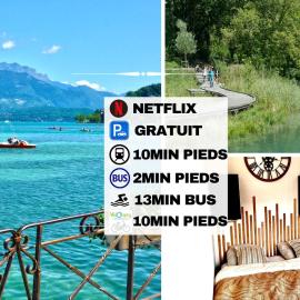 Annecy calme proche centre parking gratuit