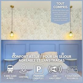Le Cobalt - Parking Gratuit, Unique & Central