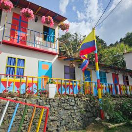 Cabaña Parque Arvi vista panorámica, hotel din Medellín