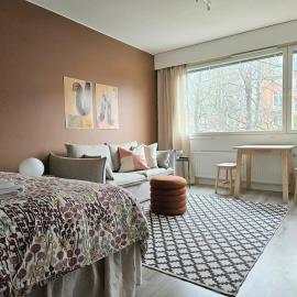 Cozy studio in the heart of city, отель в Хямеэнлинна
